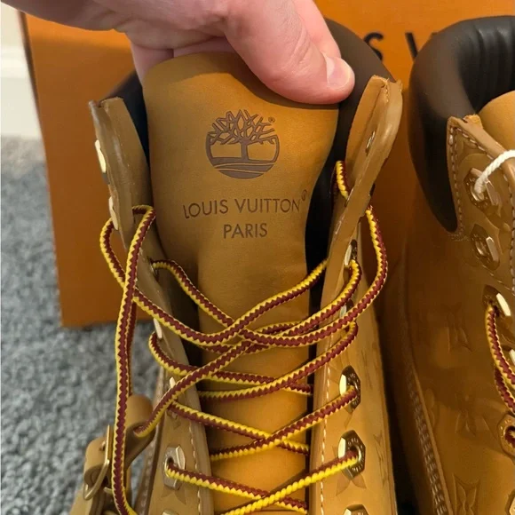 Louis Vuitton X Timberland Boots - Picture 10 of 14